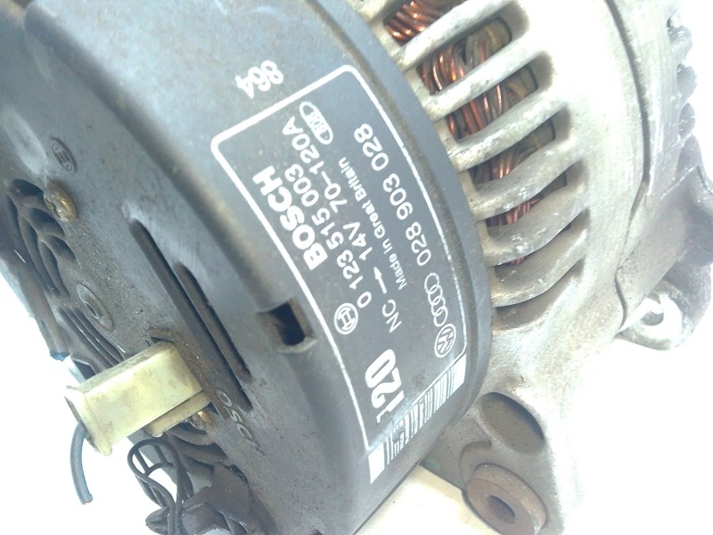 Recambio de alternador para volkswagen passat b5 (3b2) 1.9 tdi referencia OEM IAM 0123515003  