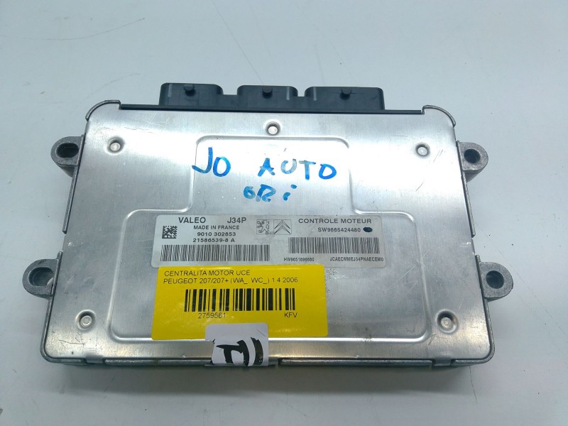 Recambio de centralita motor uce para peugeot 207/207+ (wa_, wc_) 1.4 referencia OEM IAM   