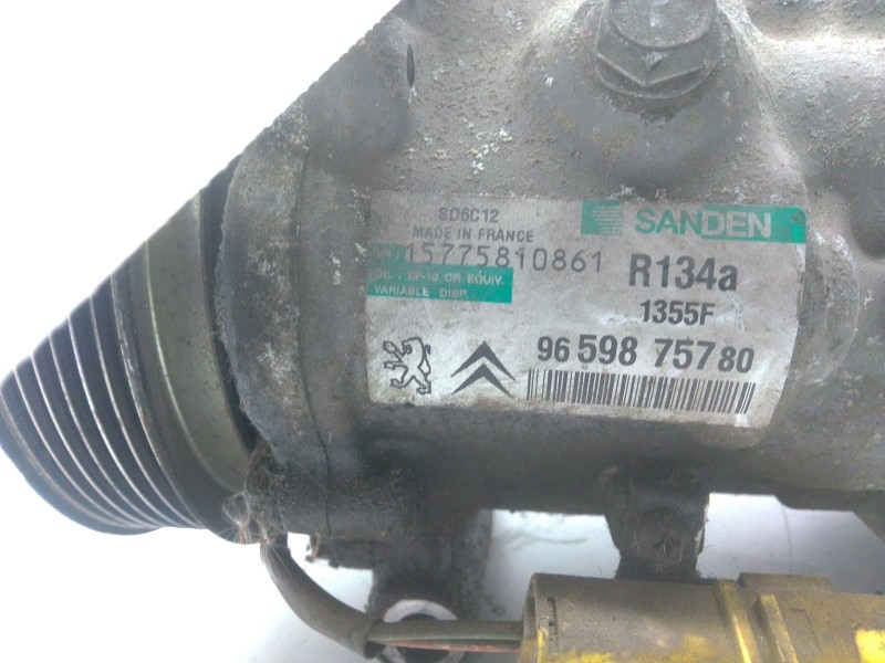 Recambio de compresor aire acondicionado para peugeot 207/207+ (wa_, wc_) 1.4 referencia OEM IAM 9659875780  
