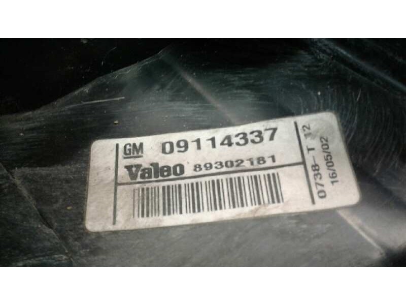 Recambio de piloto trasero derecho para opel corsa c club referencia OEM IAM 09114337R 89302181 