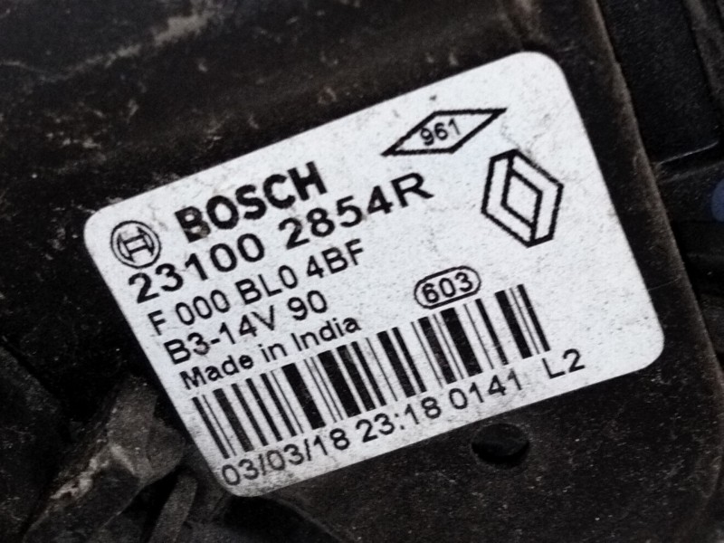 Recambio de alternador para dacia sandero ii (b8_) 1.0 tce 100 (b8ml) referencia OEM IAM 231002854R  