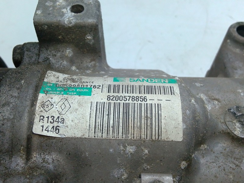 Recambio de compresor aire acondicionado para renault clio iii (br0/1, cr0/1) 1.2 16v (br02, br0j, br11, cr02, cr0j, cr11) refer