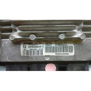 Recambio de centralita motor uce para citroën c3 1.4 hdi sx plus referencia OEM IAM 5WS40021FT 9647202380 9643455080