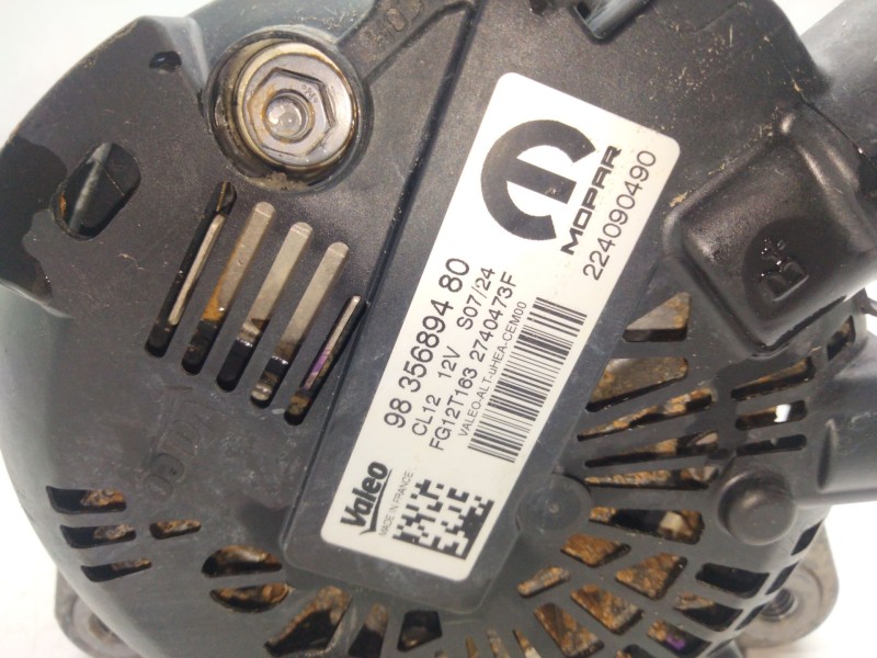 Recambio de alternador para peugeot 208 i (ca_, cc_) 1.2 vti 68 / puretech 68 referencia OEM IAM 9835689480  