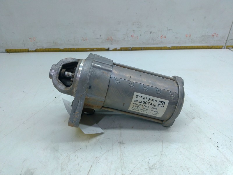 Recambio de motor arranque para peugeot referencia OEM IAM 9830507480  