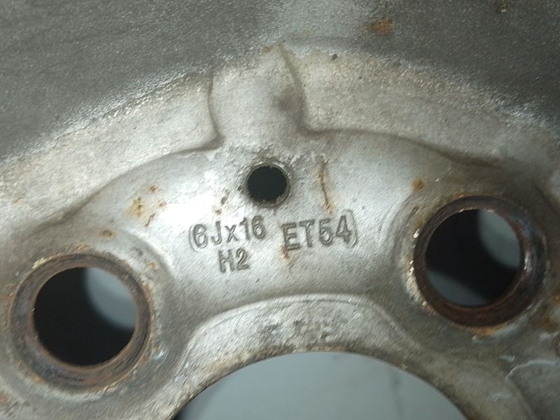 Recambio de llanta hierro para mercedes-benz vito / mixto furgoneta (w639) 109 cdi (639.601, 639.603, 639.605) referencia OEM IA