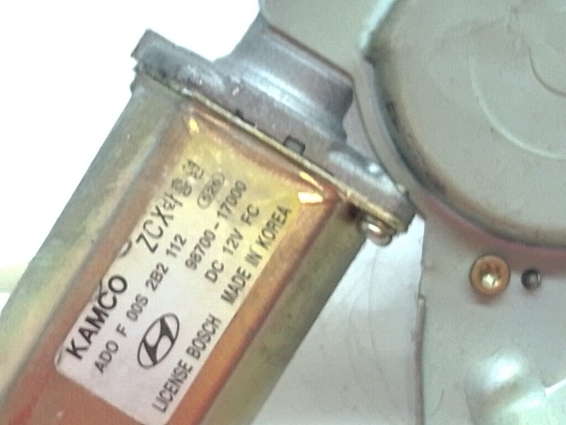 Recambio de motor limpia trasero para hyundai matrix (fc) 1.5 crdi referencia OEM IAM 9870017000  