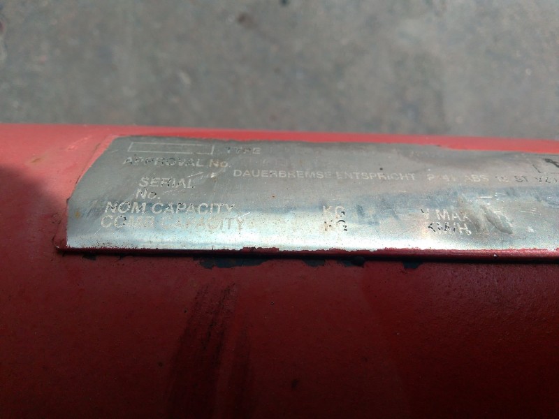 Recambio de eje remolque para prim-ball st octopussy referencia OEM IAM TDB0726  