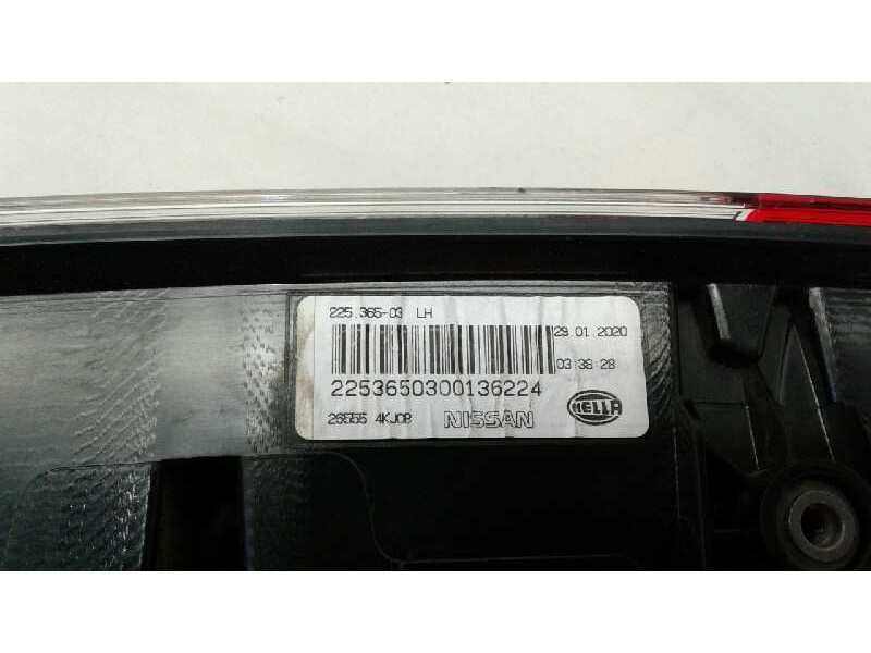 Recambio de piloto trasero derecho para nissan np300 pick-up (d23) acenta double cab 4x4 referencia OEM IAM 22536503 265554KJ08 