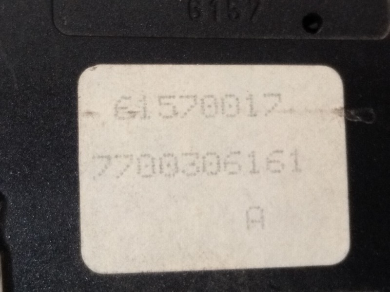 Recambio de mando limpia para renault express furgoneta/monovolumen (f40_, g40_) 1.2 (f406, g40a) referencia OEM IAM 7700306161 