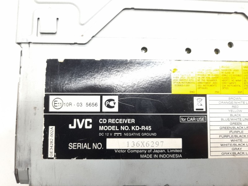 Recambio de sistema audio / radio cd para volkswagen golf iv (1j1) 1.6 16v referencia OEM IAM   