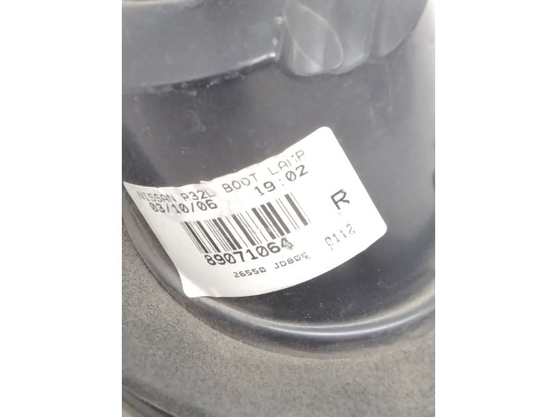 Recambio de piloto trasero izquierdo porton para nissan qashqai (j10) 1.5 dci turbodiesel cat referencia OEM IAM 26550JD800 8907