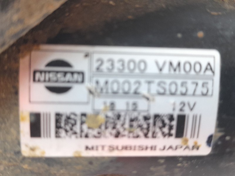 Recambio de motor arranque para nissan np300 pickup (d22) 2.5 dci 4x4 referencia OEM IAM   