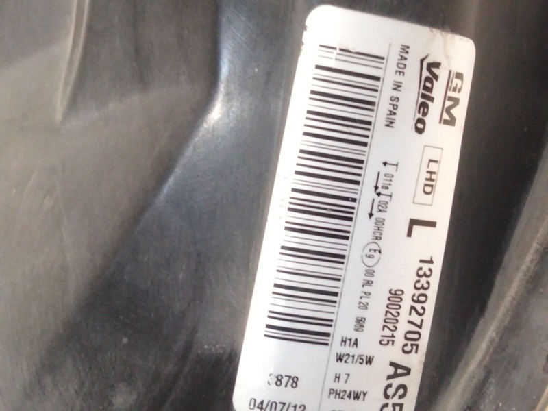 Recambio de faro izquierdo para opel corsa d (s07) 1.3 cdti (l08, l68) referencia OEM IAM   