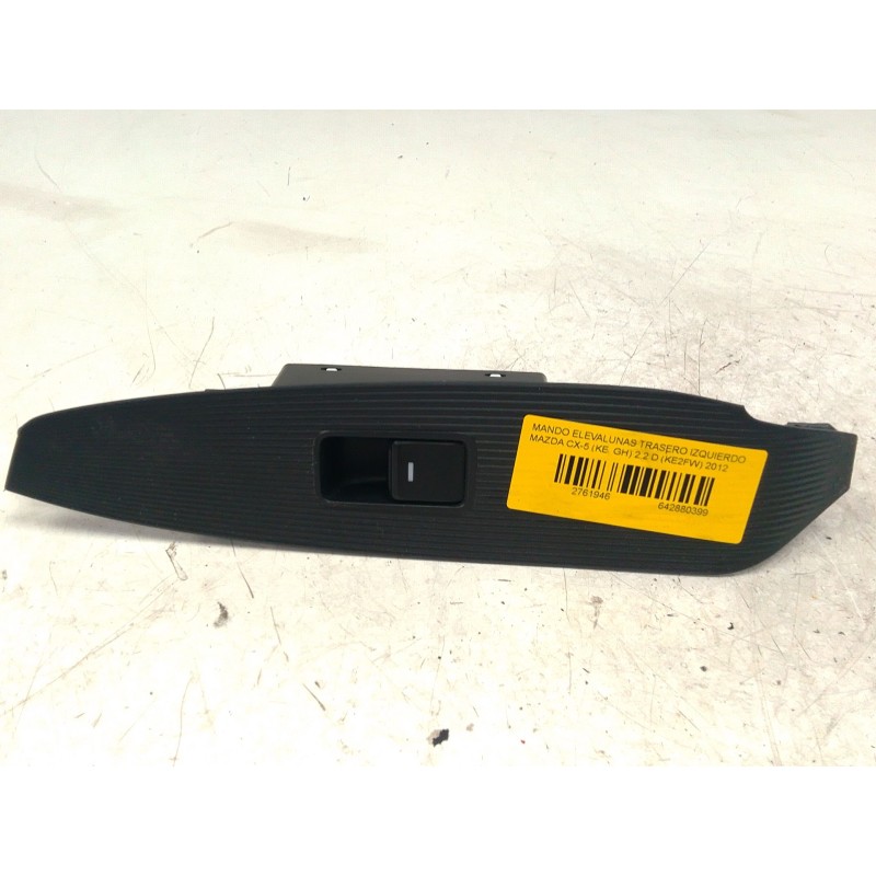 Recambio de mando elevalunas trasero izquierdo para mazda cx-5 (ke, gh) 2.2 d (ke2fw) referencia OEM IAM KD4766380  
