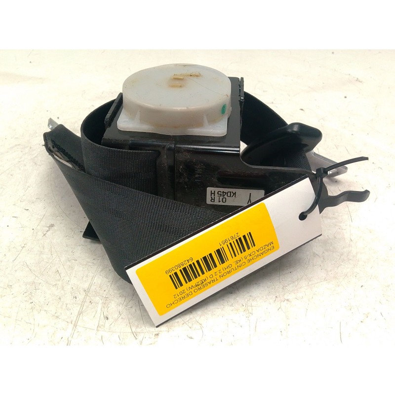 Recambio de enganche cinturon trasero derecho para mazda cx-5 (ke, gh) 2.2 d (ke2fw) referencia OEM IAM   