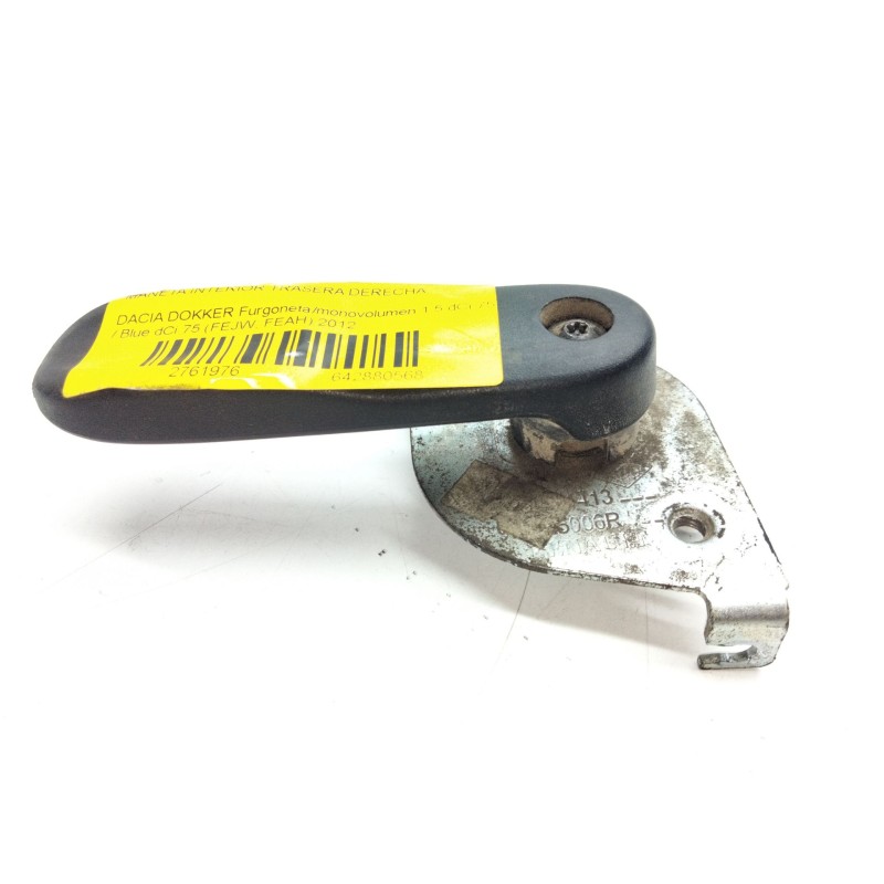 Recambio de maneta interior trasera derecha para dacia dokker furgoneta/monovolumen 1.5 dci 75 / blue dci 75 (fejw, feah) refere