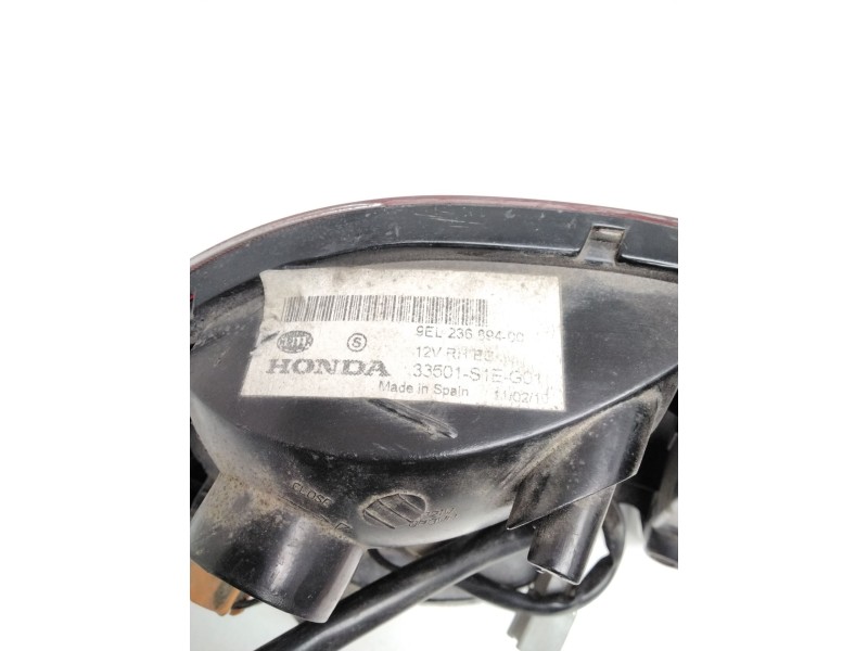 Recambio de piloto trasero derecho para honda civic aerodeck (mb/mc) 1.5 referencia OEM IAM 9EL23689400 33501S1EG01 