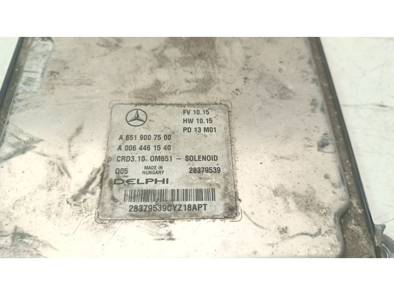 Recambio de centralita motor uce para mercedes-benz clase c (w204) c 220 cdi (204.002) referencia OEM IAM A6519007500  
