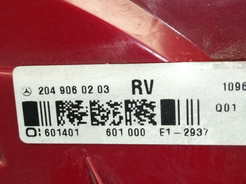 Recambio de piloto trasero izquierdo para mercedes-benz clase c coupé (c204) c 220 cdi (204.302) referencia OEM IAM 2049060203  