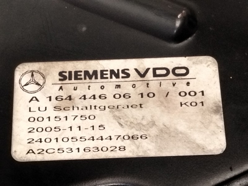 Recambio de centralita cambio automatico para mercedes-benz clase s (w221) berlina 320 / 350 cdi (221.022) referencia OEM IAM A1