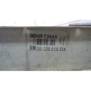 Recambio de intercooler para opel zafira a elegance referencia OEM IAM 09129519DX  