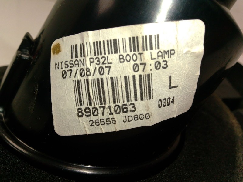 Recambio de piloto trasero izquierdo porton para nissan qashqai i (j10, nj10) 1.5 dci referencia OEM IAM 26555JD800  