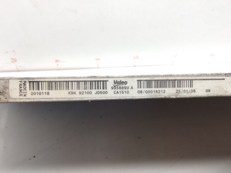 Recambio de condensador / radiador aire acondicionado para nissan qashqai i (j10, nj10) 1.5 dci referencia OEM IAM   