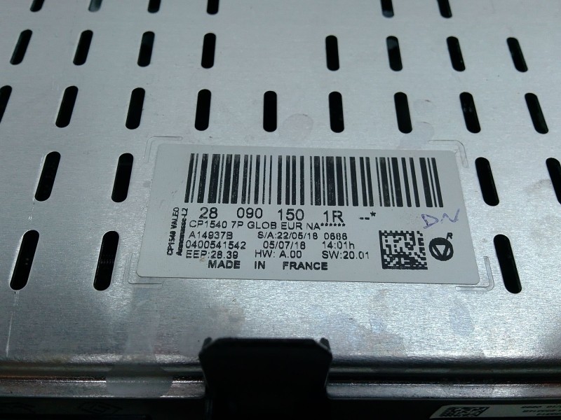 Recambio de pantalla multifuncion para renault talisman (lp_) 1.6 tce 150 referencia OEM IAM 280901501R  