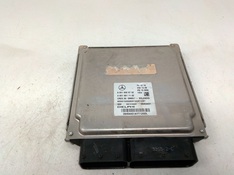 Recambio de centralita motor uce para mercedes-benz clase a (w176) a 200 cdi / d (176.008) referencia OEM IAM A6519009702 A65190