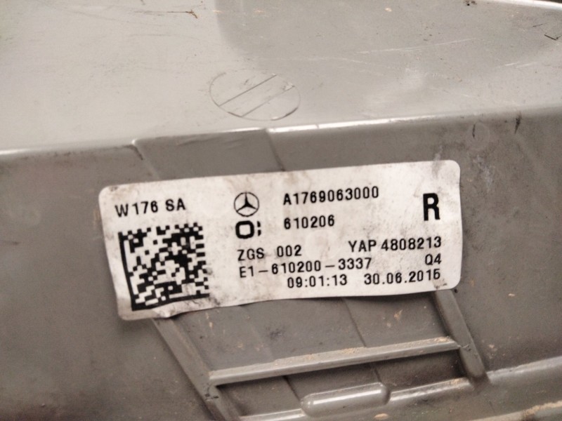 Recambio de piloto trasero derecho para mercedes-benz clase a (w176) a 200 cdi / d (176.008) referencia OEM IAM A1769063000  