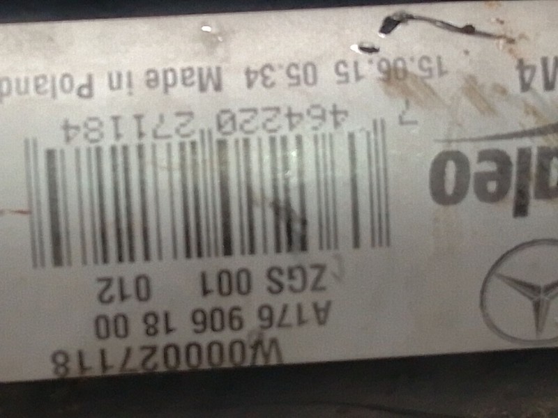 Recambio de motor limpia delantero para mercedes-benz clase a (w176) a 200 cdi / d (176.008) referencia OEM IAM A1769061800  