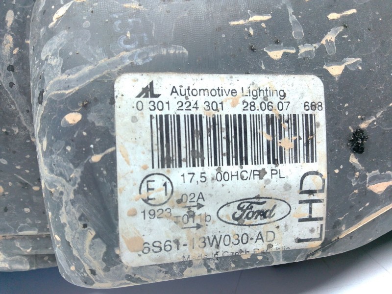 Recambio de faro izquierdo para ford fiesta v (jh_, jd_) 1.4 tdci referencia OEM IAM   
