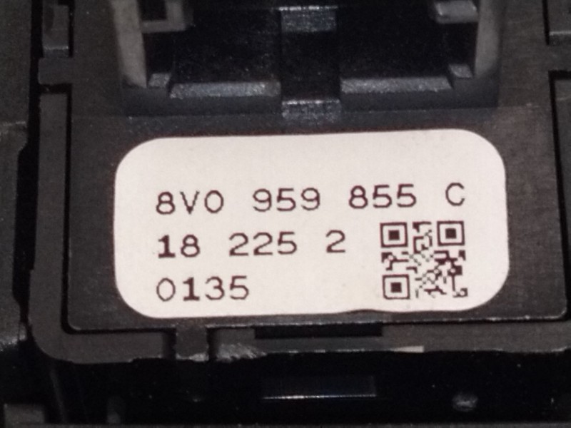 Recambio de mando elevalunas trasero derecho para audi q2 (gab, gag) 1.0 tfsi referencia OEM IAM 8V0959855C  