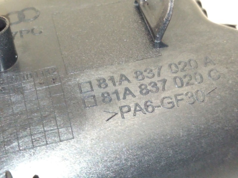 Recambio de maneta interior trasera derecha para audi q2 (gab, gag) 1.0 tfsi referencia OEM IAM 81A837020  