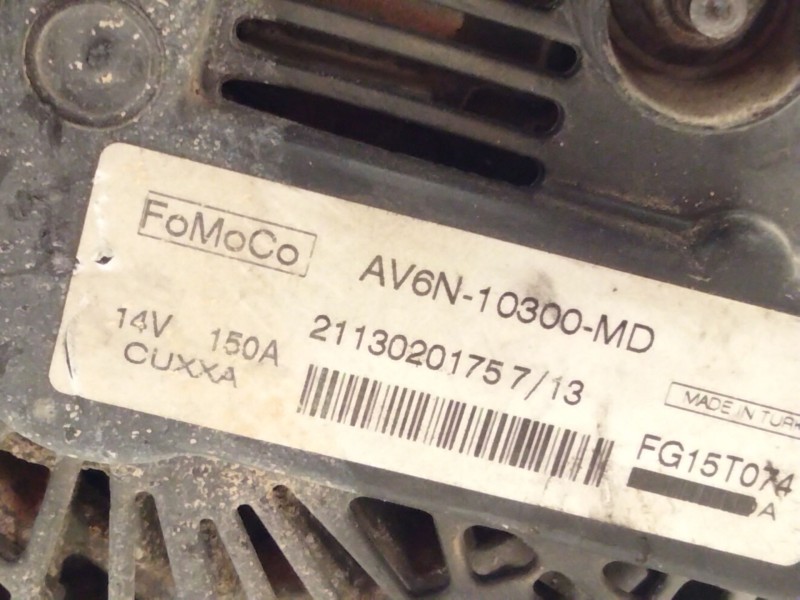 Recambio de alternador para ford kuga i 2.0 tdci referencia OEM IAM AV6N10300MD  