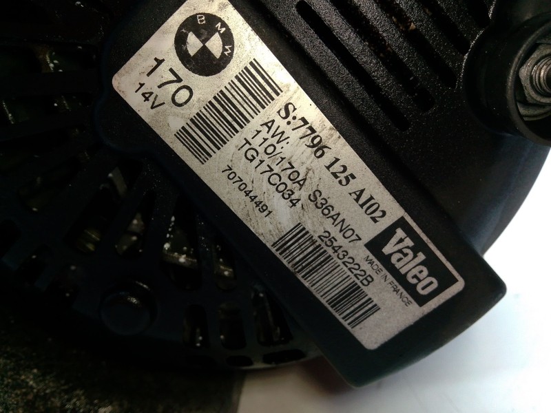 Recambio de alternador para bmw 3 (e90) 330 d referencia OEM IAM 7796125AI02  