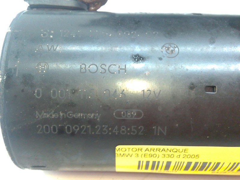 Recambio de motor arranque para bmw 3 (e90) 330 d referencia OEM IAM   