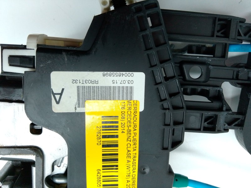Recambio de cerradura puerta trasera derecha para mercedes-benz clase a (w176) a 200 cdi / d (176.008) referencia OEM IAM   