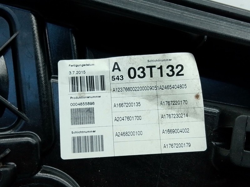Recambio de elevalunas delantero izquierdo para mercedes-benz clase a (w176) a 200 cdi / d (176.008) referencia OEM IAM   