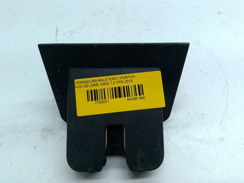 Recambio de cerradura maletero / porton para audi q2 (gab, gag) 1.0 tfsi referencia OEM IAM 81A82750510S  