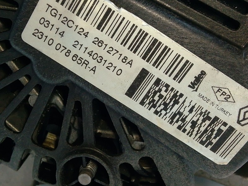 Recambio de alternador para renault clio iv (bh_) 1.5 dci 90 referencia OEM IAM TG12C124  