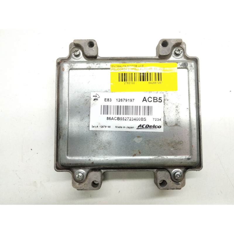 Recambio de centralita motor uce para opel corsa e (x15) 1.4 lpg (08, 68) referencia OEM IAM   