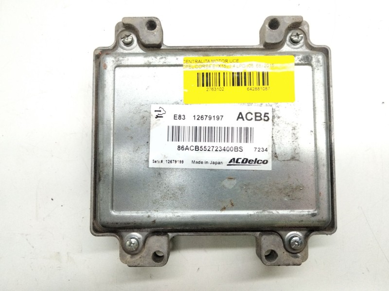 Recambio de centralita motor uce para opel corsa e (x15) 1.4 lpg (08, 68) referencia OEM IAM   