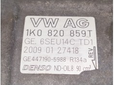 Recambio de compresor aire acondicionado para volkswagen scirocco iii (137, 138) 1.4 tsi referencia OEM IAM 1K0820859T   2