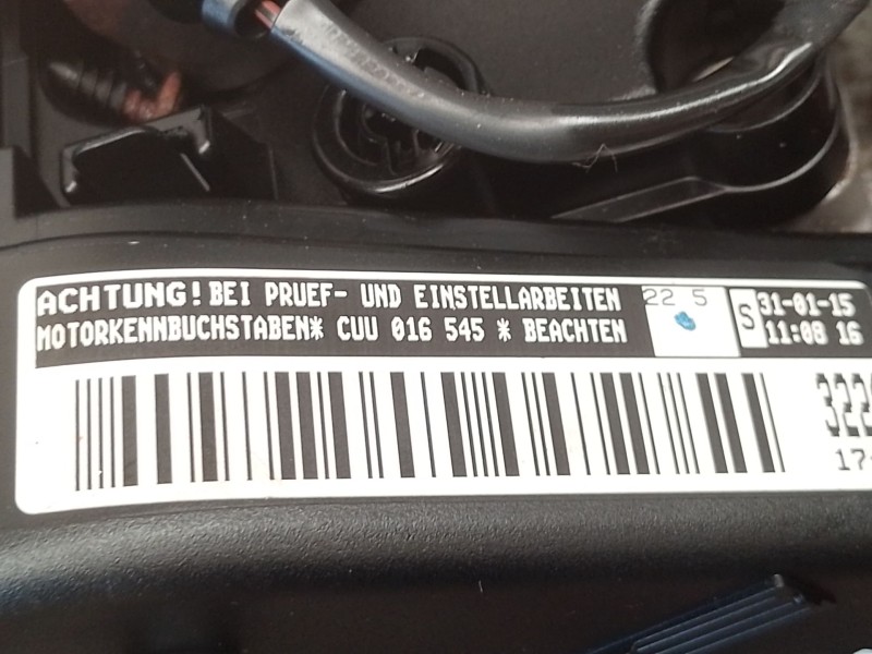 Recambio de motor completo para volkswagen scirocco iii (137, 138) 2.0 tdi referencia OEM IAM CUU  