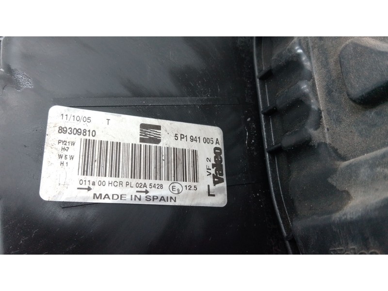 Recambio de faro izquierdo para seat altea (5p1) 2.0 tdi 16v referencia OEM IAM   