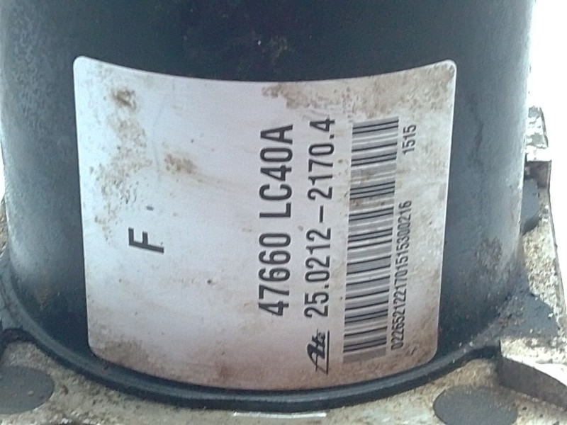 Recambio de abs para nissan nt500 35.15 referencia OEM IAM 47660LC40A  