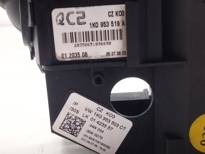 Recambio de mando intermitentes y limpia para seat altea (5p1) 2.0 tdi 16v referencia OEM IAM 1K0953503CT  