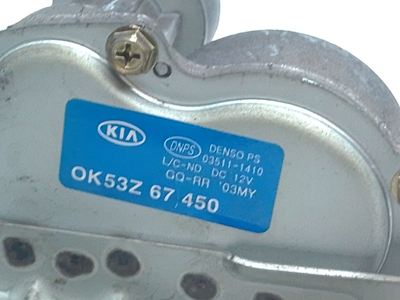 Recambio de motor limpia trasero para kia carnival ii (gq) 2.9 crdi referencia OEM IAM OK53Z67450  